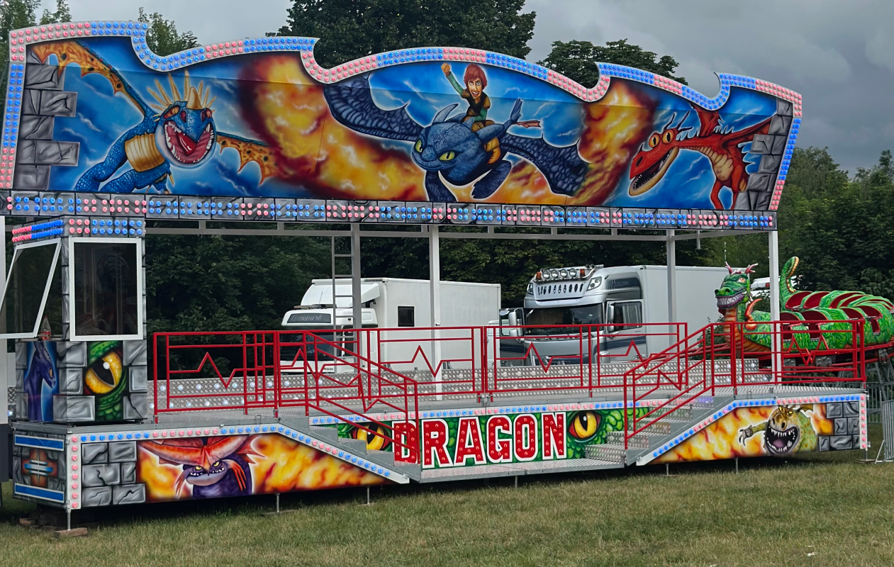 Kolejka Dragon - szara