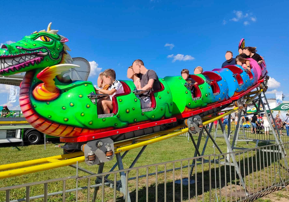 Kolejka Dragon - zielona