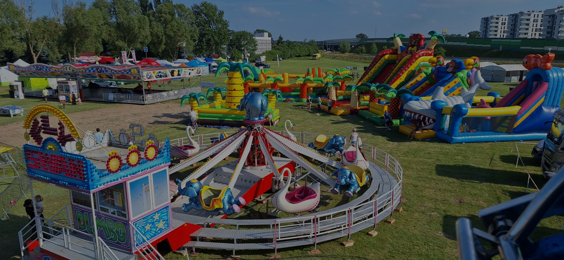 Lunapark MATI z lotu ptaka